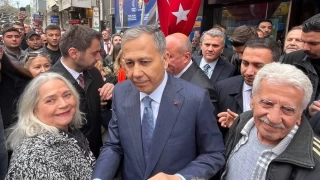 ileri Bakan Ali Yerlikaya, Erdek'te AK Parti seim ofisi at