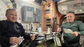 lk Trk astronot Gezeravc ISS'ten yeni bir fotoraf paylat