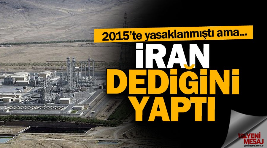 İran dediğini yaptı