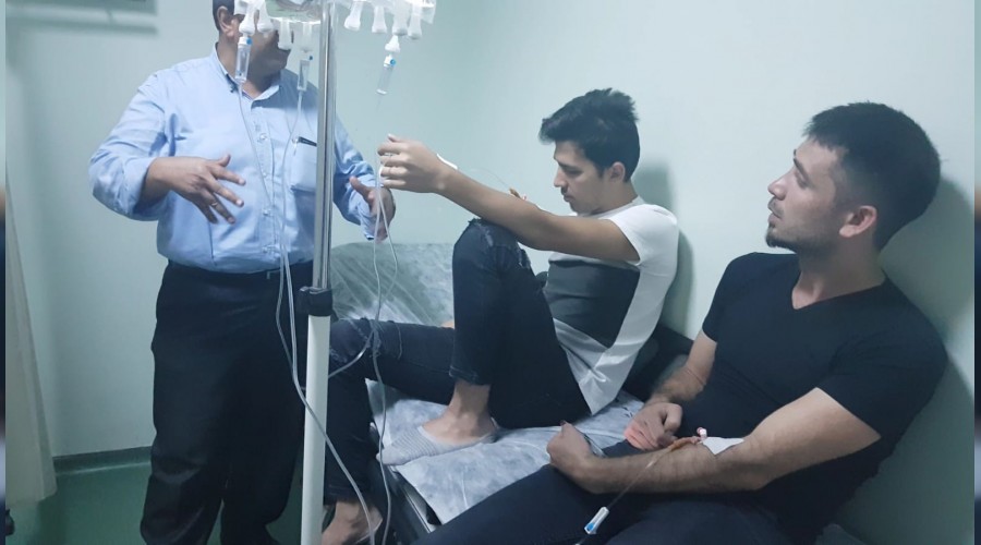 ���iler yedikleri yemekten zehirlendiler