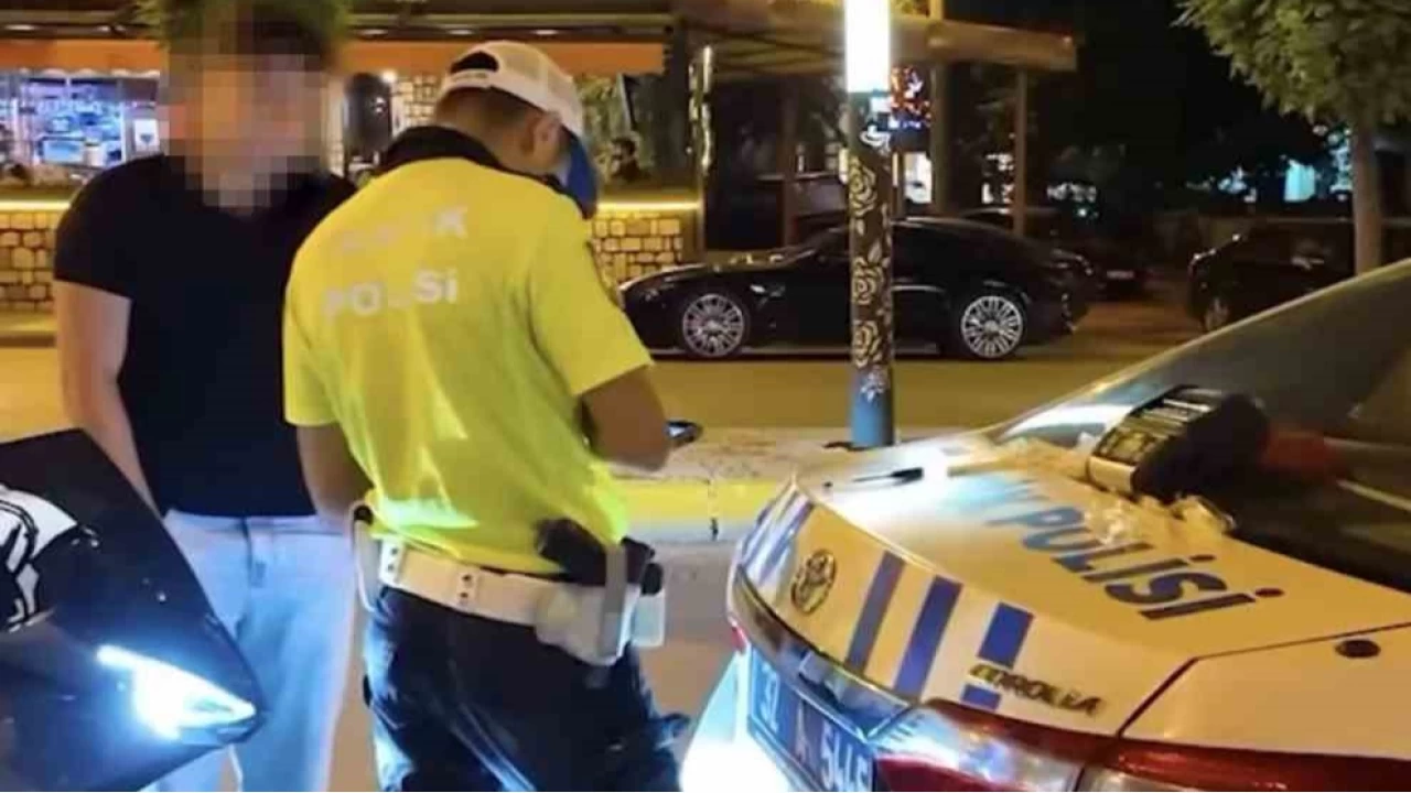 Isparta'da grlt yapan 58 araca para cezas