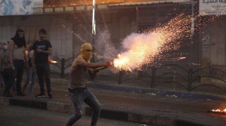 srail'den El Halil'deki Filistinlilerin gsterisine ses ve gaz bombal mdahale