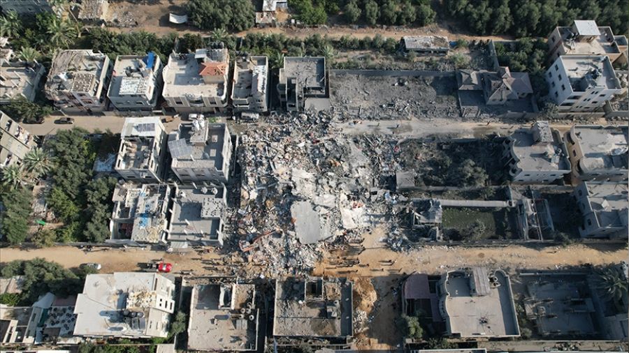 İsrail'in saldırıları nedeniyle 1 milyon 600 binden fazla Filistinli yerinden oldu