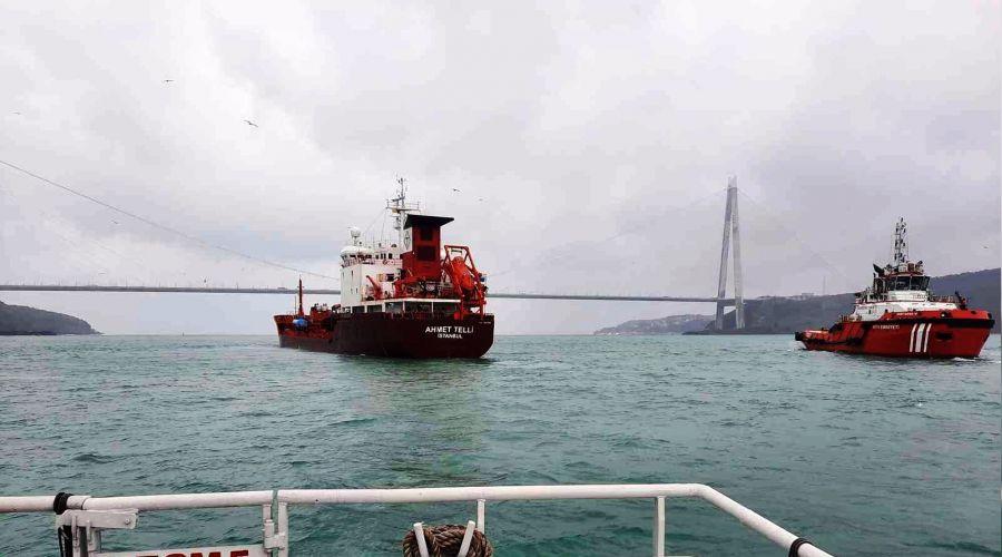 İstanbul Boğazı'nda tanker arızası