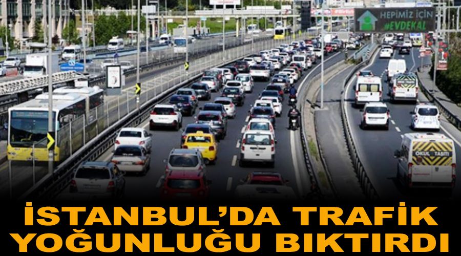 stanbul'da trafik younluu bktrd