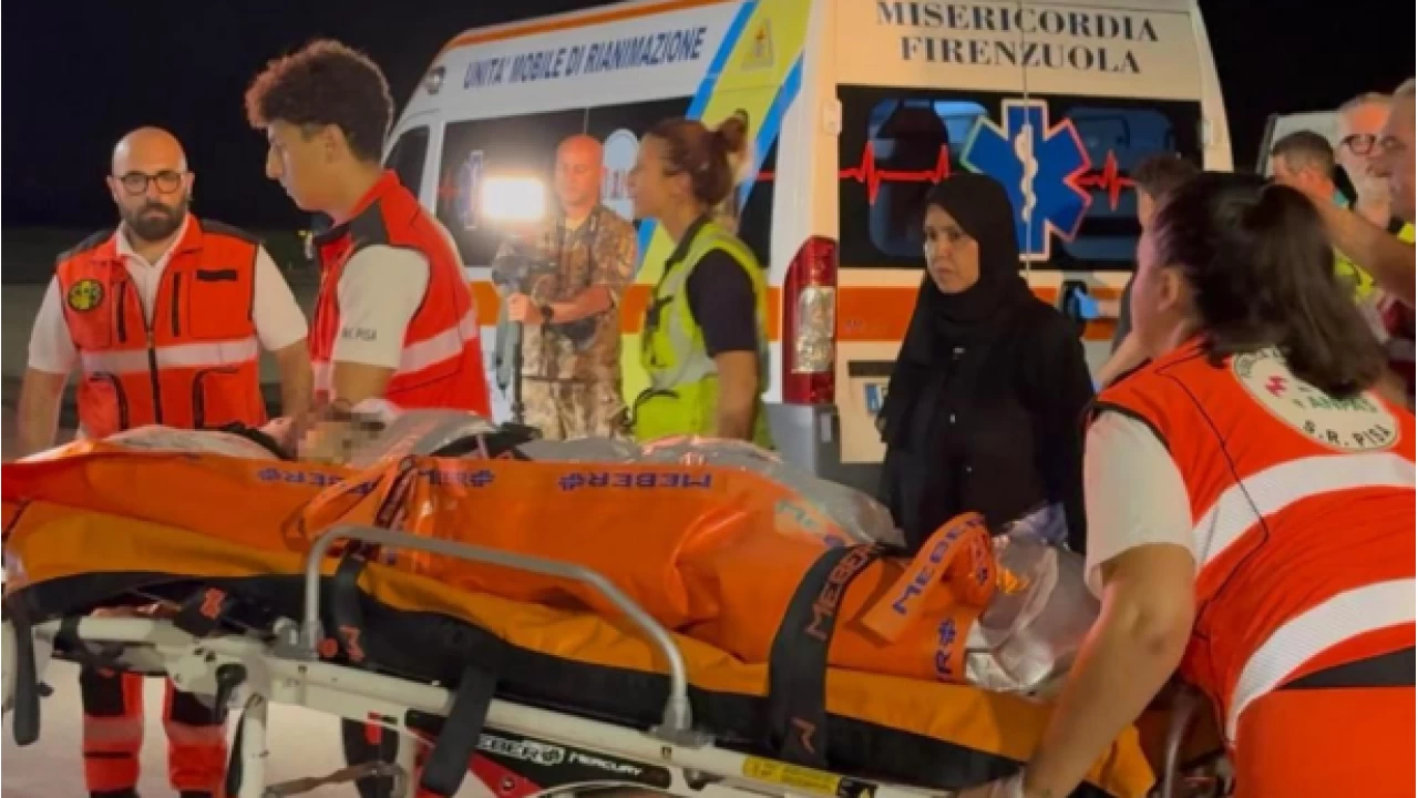 talya'da hastaneye yatrlan Gazzeli kadn alktan ld