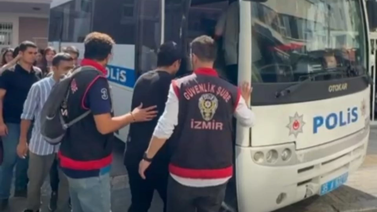İzmir'de ABD askerlerini protesto edenler tahliye edildi