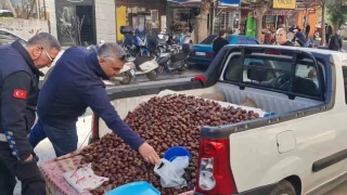 zmir'de in kestanesi operasyonu: Satarken yakaland
