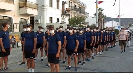 Jandarma Akademisi rencileri marlarla selamlad