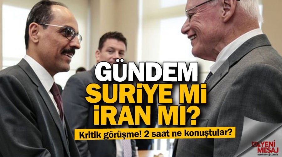 Kal�n ile Jeffrey Suriye�yi g�r��t�