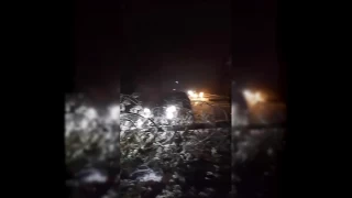 Kar nedeniyle aalar devrildi, karayolunda ulam aksad