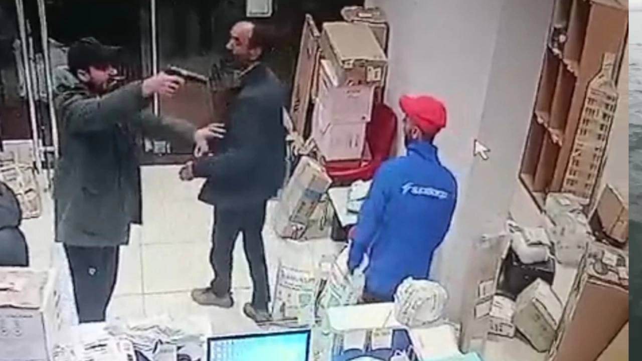 Kargo şubesinde dehşet anları