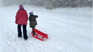 Kars'ta kar coşkusu