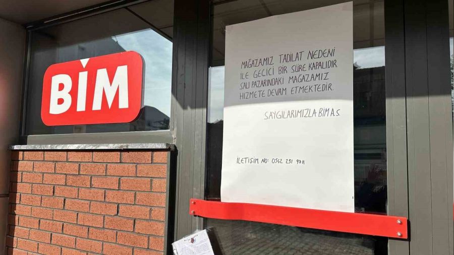 Kastamonu'da BİM mağazalarına mühür