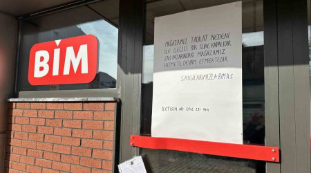 Kastamonu'da BİM mağazalarına mühür