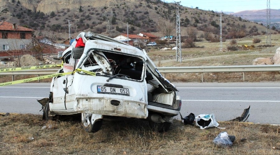 Kastamonu'da feci kaza: 2 ölü, 2 yaralı