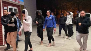 Kavga eden şüpheliler kaçak göçmen çıktı