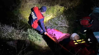 Kaybolan Alzheimer hastas� ya�l� adam termal kameral� dronla bulundu