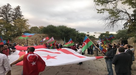 Kıbrıs Türklerinden Azerbaycan'ın haklı davasına destek