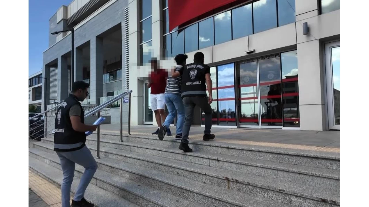 Kırklareli'de "Sazan Sarmalı" dolandırıcılık şüphelisi tutuklandı