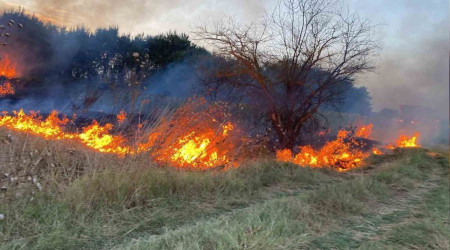 Kırklareli'nde birçok noktada yangın çıktı