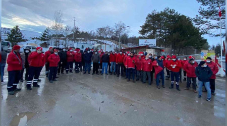 Kzlay Afyonkarahisar'da retim durdu