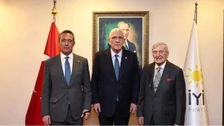 Koç ailesinden İYİ Parti Genel Başkanı Müsavat Dervişoğlu'na ziyaret