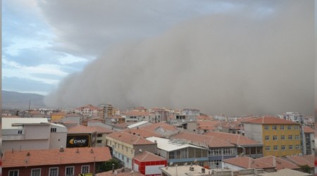 Konya'da dev toz bulutu