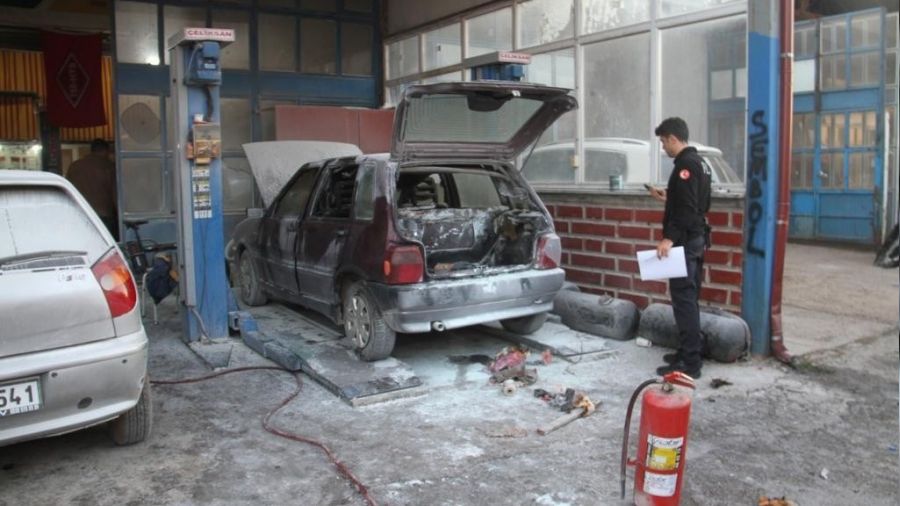 Konya'da LPG'li otomobil patladı: 5 yaralı