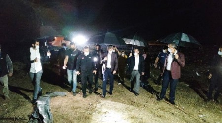 Kum fırtınası sonrası bölgede inceleme başlatıldı