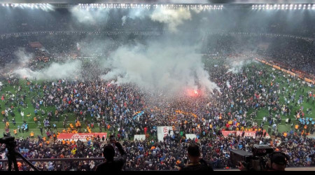 "Maç bittiğinde bütün stadyum çöktü"