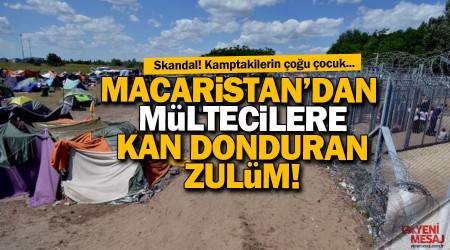 Macaristan'dan mltecilere kan donduran zulm!