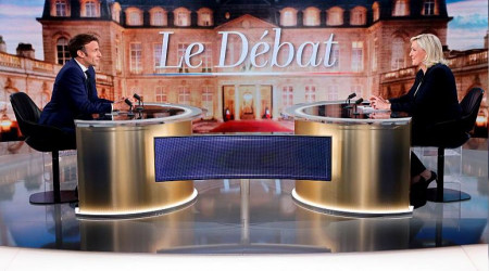 Macron ve Le Pen canlı yayında kapıştı
