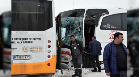 Malatya’da feci kaza: 1 ölü, 17 yaralı