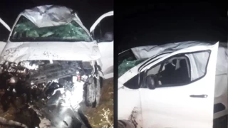 Malatya'da otomobil arampole utu: 1 l, 1 yaral