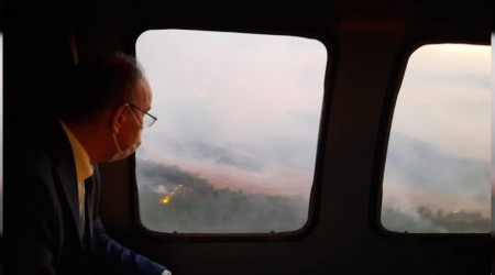 Manisa Valiliğinden yangın açıklaması