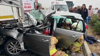 Manisa'da zincirleme kaza: 1 l, 2 yaral