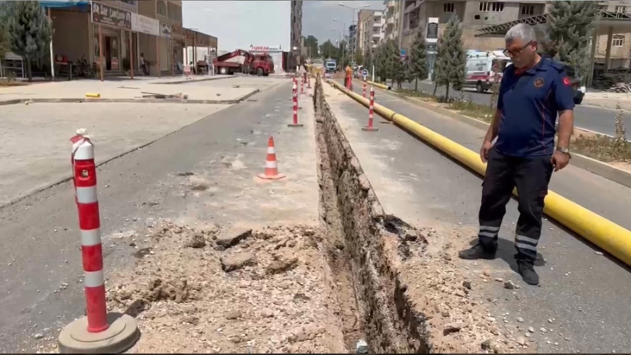 Mardin'de doğalgaz hattında bomba paniği