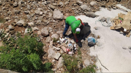 Marmaris'te 9 günde 3 bin ton çöp toplandı