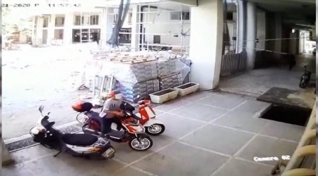 Maskeyi hırsızlık için kullandı
