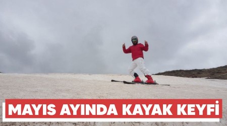 Mayıs ayında kayak keyfi