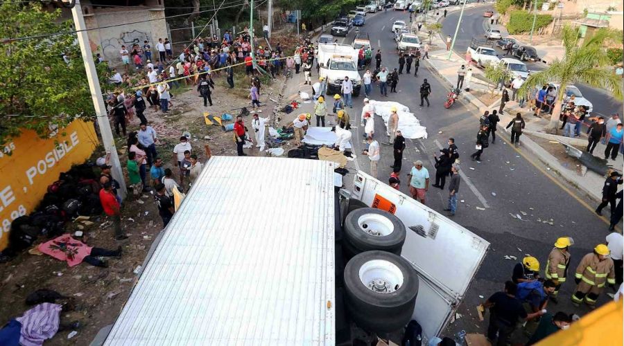 Meksika'da göçmen faciası: 54 ölü, 115 yaralı