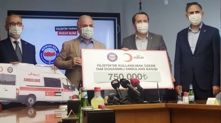Memur-Sen'den Filistin için ambulans desteği