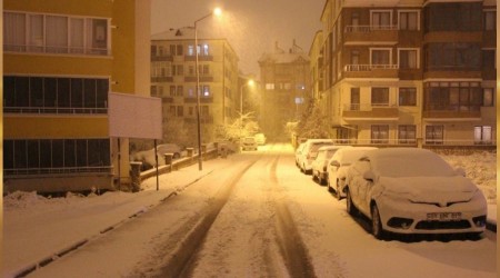 Nevşehir beyaza büründü