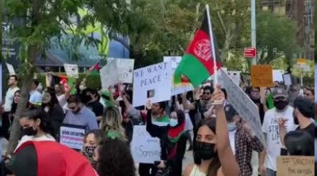 New York'ta Taliban protesto edildi