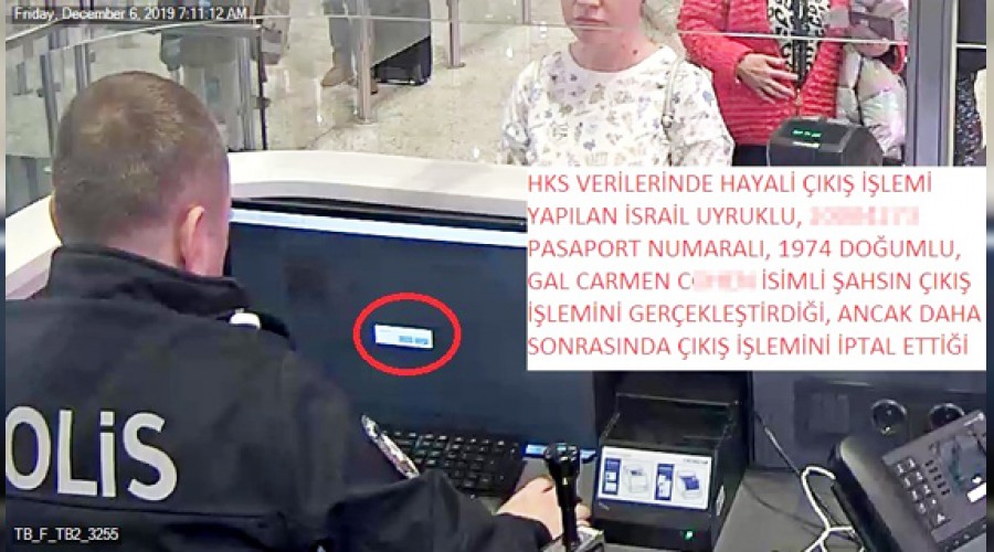 O polisler yakay� ele verdi
