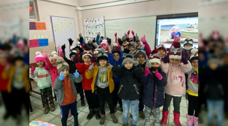 Öğrencilere yürek ısıtan yardım