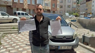 Otomobilin �� �nceki sahibinin cezas� yeni sahibinin ba��n� a�r�tt�