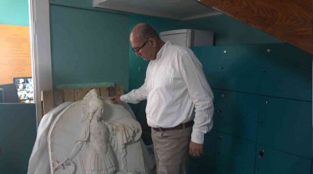 Paha biilmez 'Ba Melek Mikail' kabartmas arkeoloji mzesinin gzdesi olacak