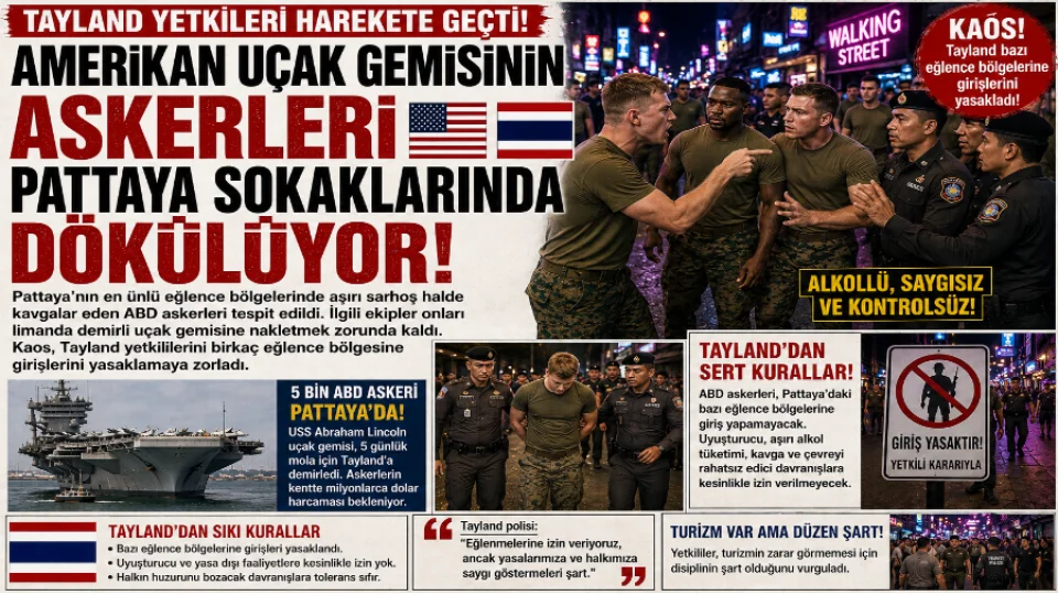 Pattaya�da ABD�li asker gerilimi!